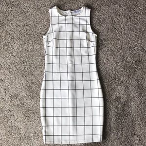 New with tags white & black dress